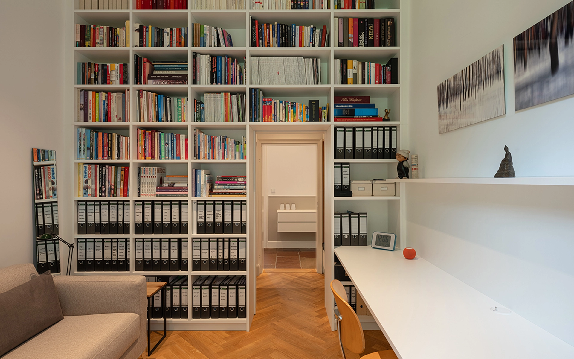 Gutshaus Einbauschrank Bücherregal