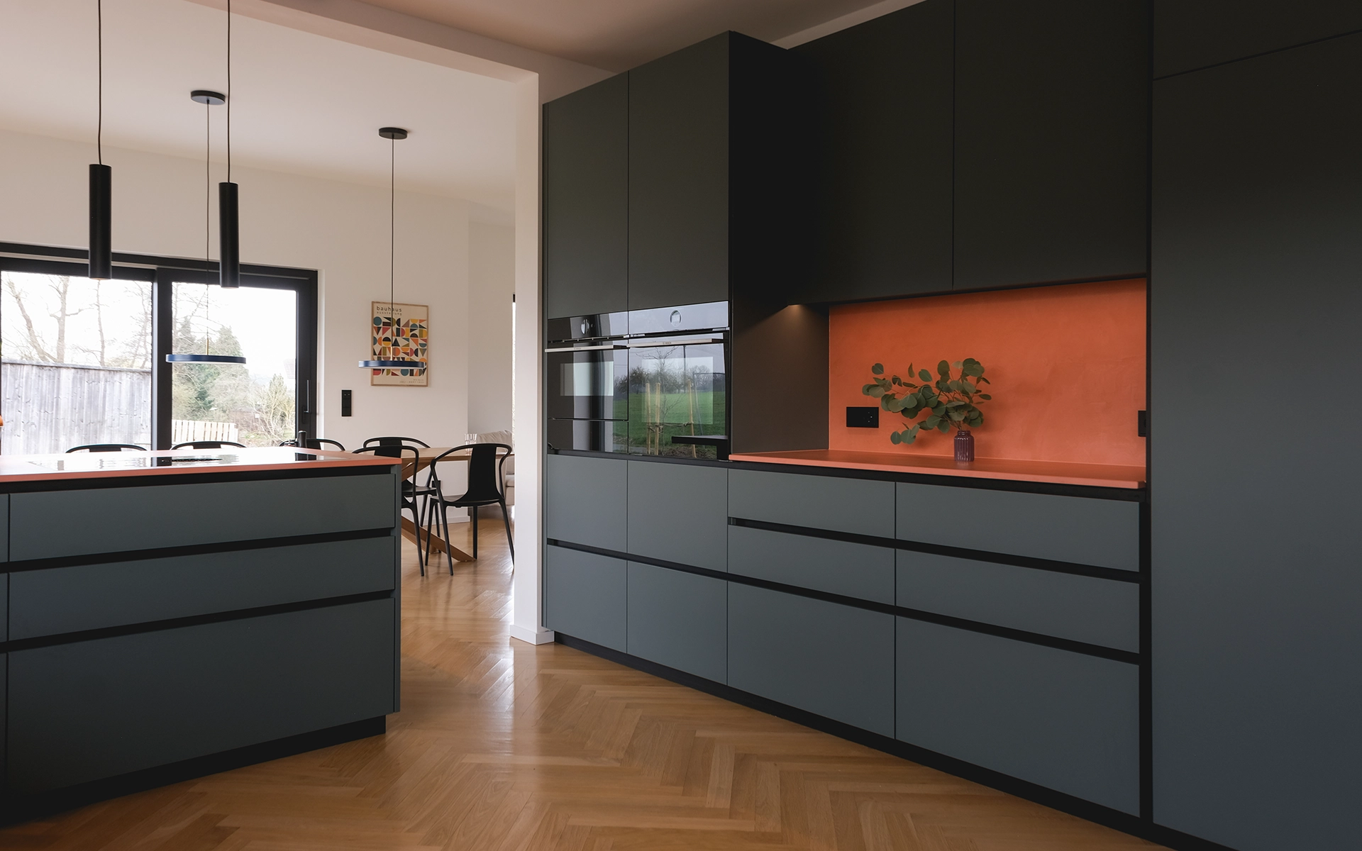 Küche Einfamilienhaus Küchenfront