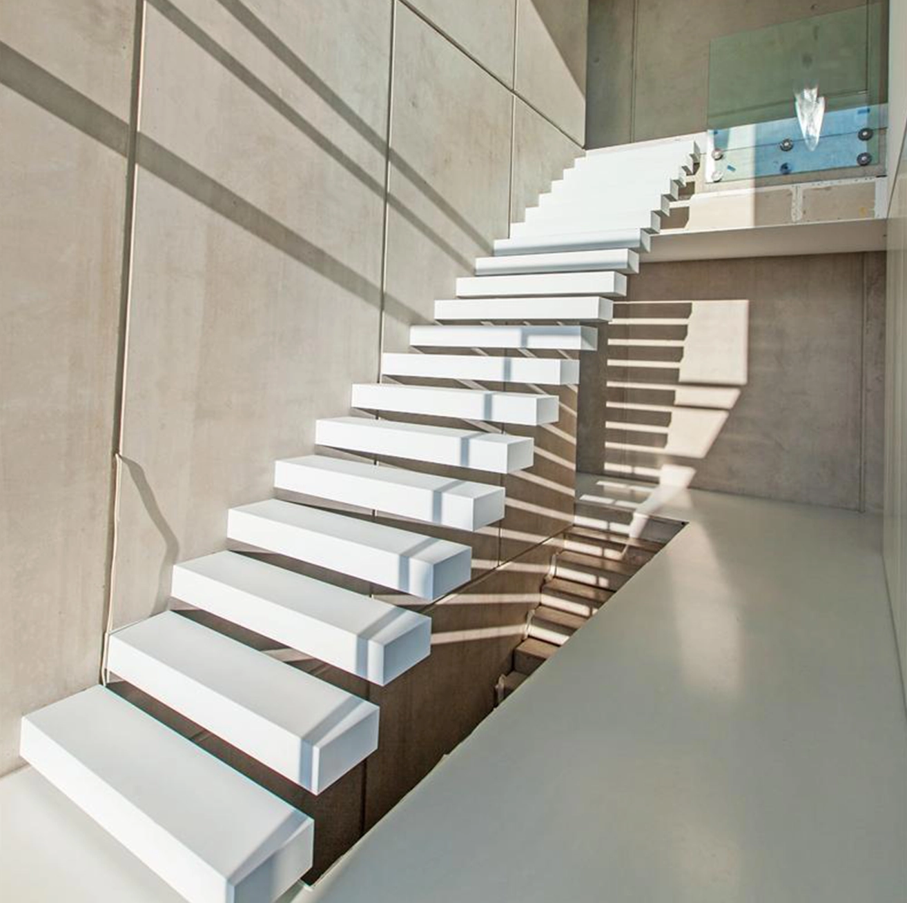 Treppe weiße Treppe